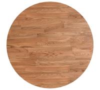 Modern Solid Wood Oak Round Table Top Untreated Table Top Multi Colours vidaXL