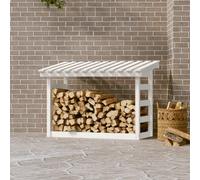 Modern Solid Wood Pine Firewood Rack Log Store Shed Fireplace Holder vidaXL