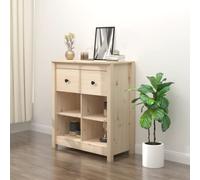 Modern Solid Wood Pine Sideboard Home Storage Cabinet Highboard vidaXL