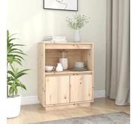 Modern Solid Wood Pine Sideboard Storage Side Cabinet Cupboard Furniture vidaXL