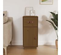 vidaXL Sideboard Honey Brown 34x40x75 cm Solid Wood Pine