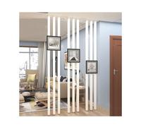 Modern Solid Wood Room Divider Freestanding DIY Partition Column No Drill Decorativefor Indoor Space 130cm/51.1in Height Stylish Room Separation Solution
