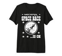 Modern Space Race is ON Exploration Planetary Missions Stars Premium T-Shirt