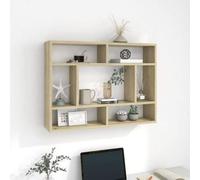 Vidaxl Wall Shelf Sonoma Oak 75X16X55 Cm Engineered Wood