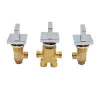 Modern Split Piece Bathtub Faucet with Waterfall Tap and Shower Mixer Brass Control Valve for Cold and Hot Water Temperature Adjustment LWX