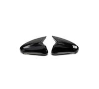 Modern Sporty Look Wing Mirror Cover Compatible For Byd Seal Ev Dmi 2022 2023 Carbon Fiber/Black Mirror Cover Housing(Bright black)