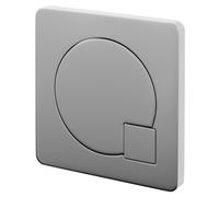 Modern Square Dual Flush Push Button | Chrome | Plastic | 70mm x 70mm x 66mm