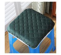 Modern Square Stool Cushion Covers Set - Soft Cotton Pad for Chairs & Stools, Non-Slip Design, Comfortable Home Office Decor - Blue Cushion for Enhanced Comfort (Green)