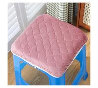 Modern Square Stool Cushion Covers Set - Soft Cotton Pad for Chairs & Stools, Non-Slip Design, Comfortable Home Office Decor - Blue Cushion for Enhanced Comfort ()