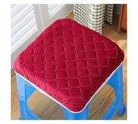 Modern Square Stool Cushion Covers Set - Soft Cotton Pad for Chairs & Stools, Non-Slip Design, Comfortable Home Office Decor - Blue Cushion for Enhanced Comfort (Red)