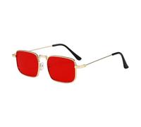 Modern Square Sunglasses Metal Temples Steamspunk Styles Anti Glaring Eyewears for Cycling Running Streetwear Dieselpunk Sunglasses