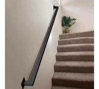 Modern Square Tube Handrail for Stairs, Heavy Duty Metal Railing for Indoor and Outdoor Safety, Supports Up to 100kg