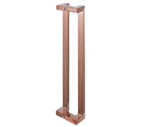 Modern Stainless Steel Barn Door Handle Large Sliding Glass Door Pull 60 80 120 150cm 2 Sided Push Pull for Shower & Entry 80cm (31.5in) Length