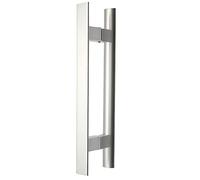Modern Stainless Steel Door Handle Pull for Sliding Glass Doors, Double-Sided Push/Pull Design, 50cm & 33.5cm Options, Stylish Entryway Hardware for Interior/Exterior Use