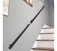 Modern Stainless Steel Railing for Walls - 1m to 3m Adjustable Indoor/Outdoor Guardrail Safe Loft Support Rod for Corridors and Staircases (Size: 500cm)