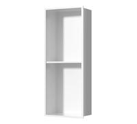 Modern Stainless Steel Shower Soap Storage - Wall-t Recessed Design No Tile Needed Sealed Protection for Bathroom - White 28x70x12.5cm