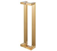 Modern Stainless Steel Sliding Shower Door Handle 24in Gold Gate Handle for Interior/Exterior Doors Elegant Design for Front Door Durable & Stylish Home Accessory