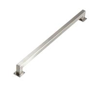 Modern Stainless Steel Staircase Banister Hand Rails Silver 1FT-20FT Length Wall Mount Anti-Slip Stair Railings for Disabled Elderly Kids(2.6ft/80cm)
