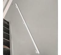 Modern Stair il 280cm - Stylish Wrought Iron Wall-Mounted Railing for Stairs Lofts Hallways - Versatile 1 to 6 Meter Lengths and Safe Design