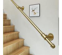 Modern Stair il | Outdoor Grab Rail 60cm to 6m | Wrought Iron Banister Kit - Stylish & Durable 13 FT Railing for Steps & Stairways