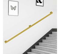 Modern Stair Railing 30-60cm, Wall-Mounted Iron il, Decorative Wrought Iron Support Bar, Safety Grab Rail for Indoor/Outdoor Use, Hallways, Attics, Verandas, Balconies (4.8m)