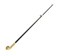Modern Stair Railing Indoor Wall Mount Stairs Handrail, with Stylish Black Gold Stair Rail Heavy Duty Support Bars Suitable for Indoor and Outdoor(120cm)