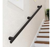 Modern Stair Railing Metal Stair Railing 1m3m WallMounted Handrail Kit for Indoor Stairs Outdoor Step Railing (12ft/360cm) Adjustable Length Options