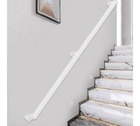 Modern Stairs Handrail,1m 150cm 2m 240cm 3m 6m Square Pipe Metal Stair Railing Support Bar Wall Mount Safety Non-Slip Grab Bar,for Indoor and Outdoor (Size : 2ft/60cm)