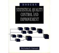 Modern Statistical Quality Control and Improvement