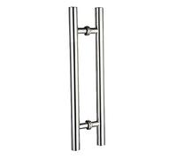 Modern Steel Push Pull Door Handle for Sliding Barn & Interior/Exterior Doors, 47.24in (120cm), Sleek Silver Finish - Enhance Your Home Entryway!