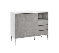 Modern Storage Sideboard, Concrete Grey