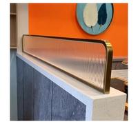 Modern Stripe Pattern Room DividerStylish Low Partition for Dining Rooms & Offices Ideal Table Divider for Restaurants & Bars Contemporary Decorative Separator