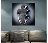 Modern Stunning Framed Canvas,Wall Art Picture Print,Artwork,Home Decor 80x80 cm