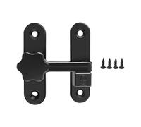 Modern Sturdy Zinc Alloy Door Safety Locks Correct Practical Accessories for Residential Industry No Drilling Door Safety Latch