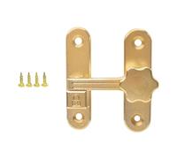 Modern Sturdy Zinc Alloy Door Safety Locks Correct Practical Accessories for Residential Industry No Drilling Door Safety Latch