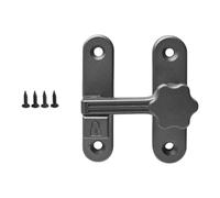 Modern Sturdy Zinc Alloy Door Safety Locks Correct Practical Accessories for Residential Industry No Drilling Door Safety Latch