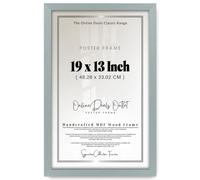 Modern Style 48 x 33cm Picture Poster Gallery Solutions 19 X 13 inch Photo Frames Wall Mounted Photo Frames Wall Gallery Living Room Home Decor Poster & Artwork (Silver)