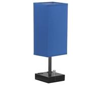 Modern Style Bedside Table Light Creative Fabric Iron Table Lamp Suitable For Writing Desk Office Standlamp Knob Switch Plug-in Model Multi-function With 2 AC Outlets Conference Room Lighting Fixture