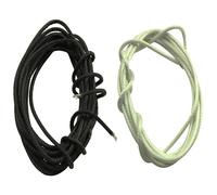 Modern style cloth covered wire White 60cm