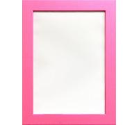 MODERN STYLE FLAT FRAMES WOOD FINISH PHOTO PICTURE POSTER FRAME PINK HOME OFFICE WORK GIFT PRESENT 12X8
