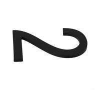 Modern Style Floating House Number 8 inch with Prominent Black Shadow for Garage Gate or Wall Mount, Enhancing Home Address Visibility (C)