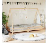 Modern Style Kids Bed Frame Children Sleeper for Bedroom Solid Wood Pine vidaXL