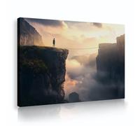 Modern Style Landscape Adventure Canvas Wall Art Large Pictures Artwork Print Inspirational Posters Painting for Living Room Home Decor 70x110cm Innerframe