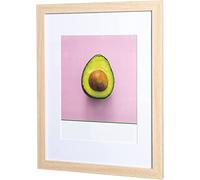 Modern Style MDF Picture Frame A3, A4, A5 Size Poster Home Decoration Photo Frames Freestanding & Wall Mountable Table Top Certificate Document Frames (A4 (21x30 cm), Oak)