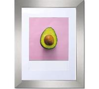 Modern Style MDF Picture Frame A3, A4, A5 Size Poster Home Decoration Photo Frames Freestanding & Wall Mountable Table Top Certificate Document Frames (A5 (15x21 cm), Silver)