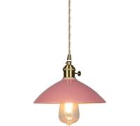 Modern Style Pendant Lamp, Personality Flying Saucer Type Ceramic Chandelier, E27 Base Single-Head Hanging Light, Flush Mount Installation Ceiling Lighting