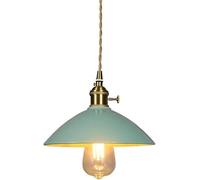 Modern Style Pendant Lamp, Personality Flying Saucer Type Ceramic Chandelier, E27 Base Single-Head Hanging Light, Flush Mount Installation Ceiling Lighting
