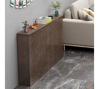 Modern Style Radiator Cover Shelf, Living Room Heating Decorative Cabinet, Slatted Design Heater Covers for Home, Hide Cluttered Pipes(70x80x20cm/28x31x8in)