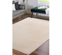 Modern Style Rugs Colorama Plain Natural Rug. Area Rug Short Pile Rug Suitable for Living Room, Bedroom, Hallway, Lounge Rug. (80x150cm)