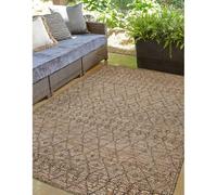 Modern Style Rugs Flatweave Culture Natural Patterned Design Very Hardwearing - Indoor or Outdoor Large Area Rug Patio/Living Room/Dining Room Use - 160x230cm